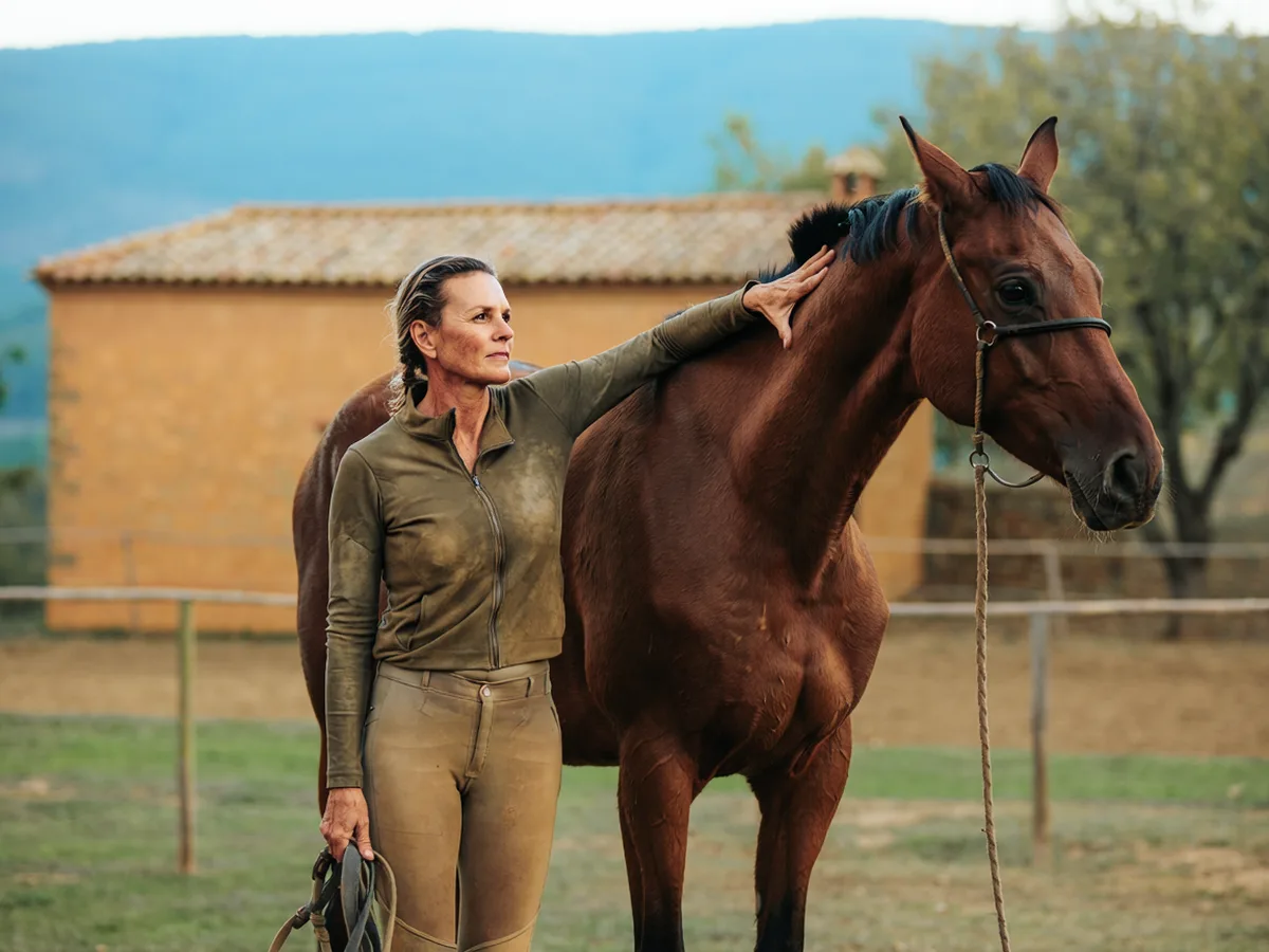 Cours d'équitation à Chantemerle-lès-Grignan, Drôme